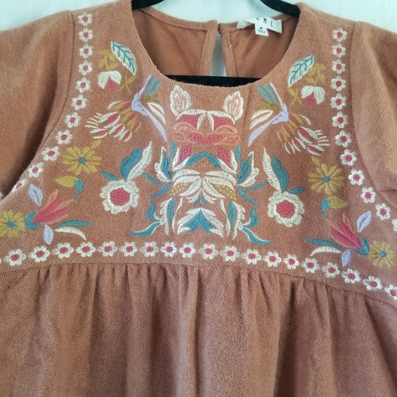 THML | Anthropologie Vintage Embroidered Top - Picture 2 of 8